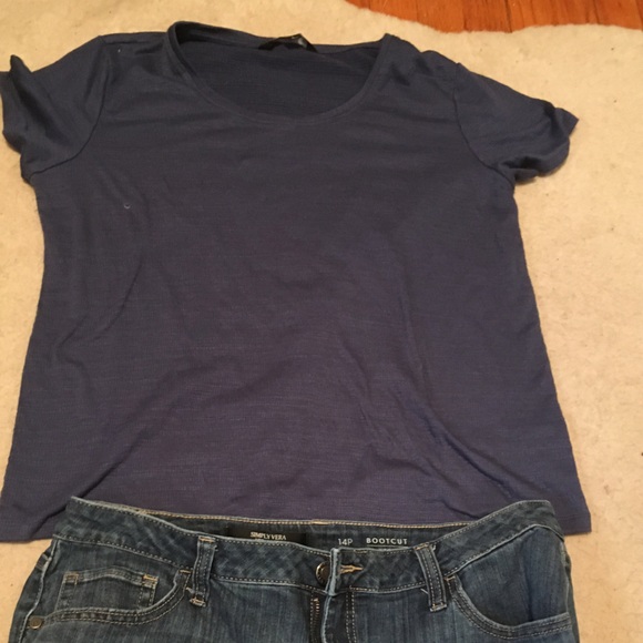 Vera wang top and jeans bundle - Picture 2 of 4